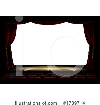Curtain Clipart #1789714 by AtStockIllustration