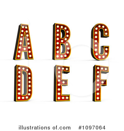 Alphabet Clipart #1097064 by stockillustrations
