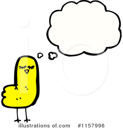 Royalty-Free (RF) Thinking Bird Clipart Illustration by lineartestpilot - Stock Sample #1157996