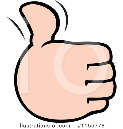 Royalty-Free (RF) Thumb Up Clipart Illustration by Johnny Sajem - Stock Sample #1155778