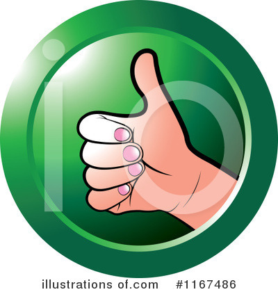 Thumb Up Clipart #1167486 by Lal Perera