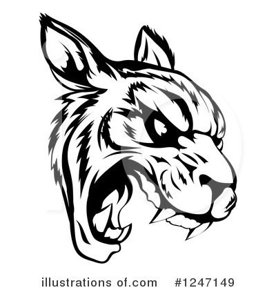 Royalty-Free (RF) Tiger Clipart Illustration by AtStockIllustration - Stock Sample #1247149