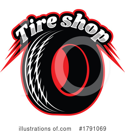 Tire Clipart #1791069 by Vector Tradition SM