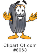 Tire Clipart #8063 by Mascot Junction