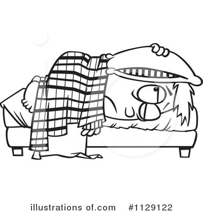Sleeping Clipart #1129122 by toonaday