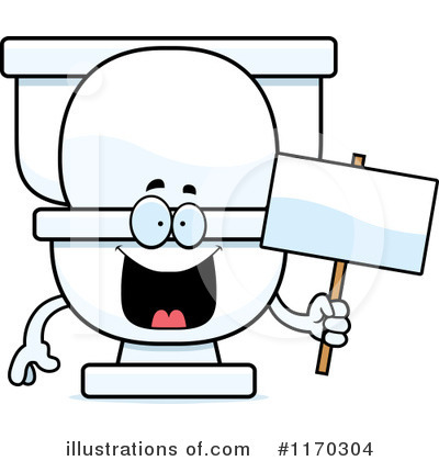 Toilet Clipart #1170304 by Cory Thoman