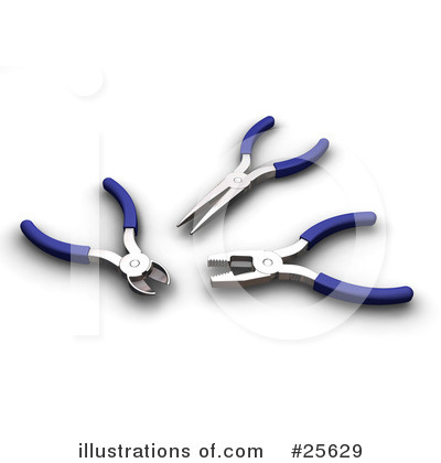 Pliers Clipart #25629 by KJ Pargeter