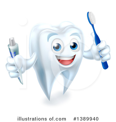 Toothpaste Clipart #1389940 by AtStockIllustration