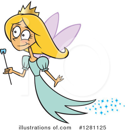 Royalty-Free (RF) Tooth Fairy Clipart Illustration by toonaday - Stock Sample #1281125