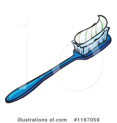 Toothbrush Clipart #1167059 - Illustration by Graphics RF