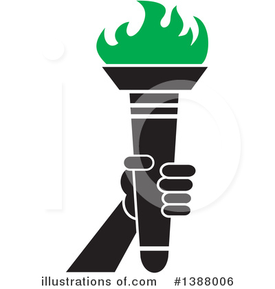 Torch Clipart #1388006 by Johnny Sajem
