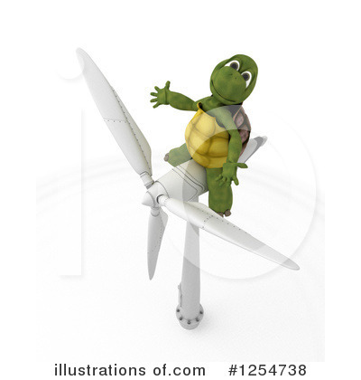 Royalty-Free (RF) Tortoise Clipart Illustration by KJ Pargeter - Stock Sample #1254738