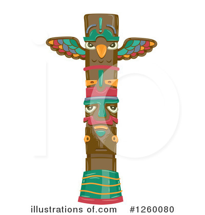 Totem Pole Clipart #1260080 by BNP Design Studio