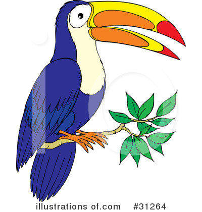 Toucan Clipart #31264 by Alex Bannykh