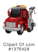 Tow Truck Clipart #1375428 by BNP Design Studio