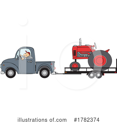 Tractors Clipart #1782374 by djart