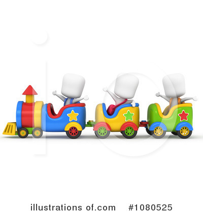 Royalty-Free (RF) Train Clipart Illustration by BNP Design Studio - Stock Sample #1080525