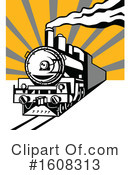 Train Clipart #1608313 by patrimonio