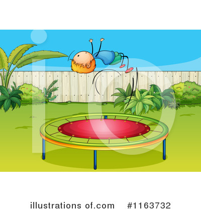 Trampoline Clipart #1159842 - Illustration by Graphics RF