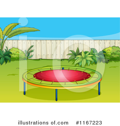 Trampoline Clipart #1167223 - Illustration by Graphics RF