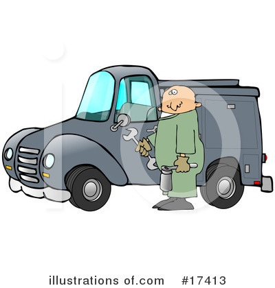 Work Truck Clipart #17413 by djart