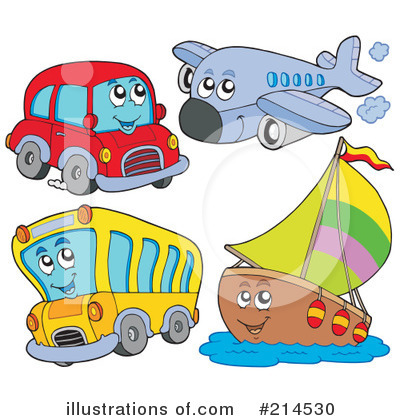 Royalty-Free (RF) Transportation Clipart Illustration by visekart - Stock Sample #214530
