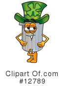 Trash Can Character Clipart #12789 by Mascot Junction