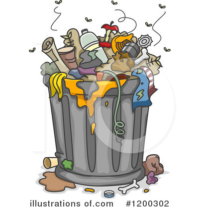 Garbage Can Clipart #1200302 by BNP Design Studio