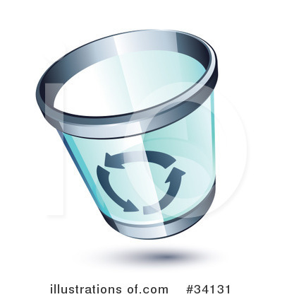 Trash Can Clipart #34131 by beboy