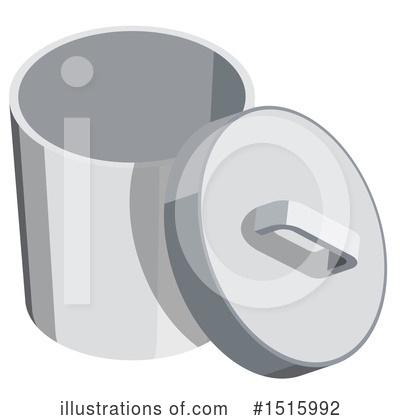 Trash Can Clipart #1515992 by beboy