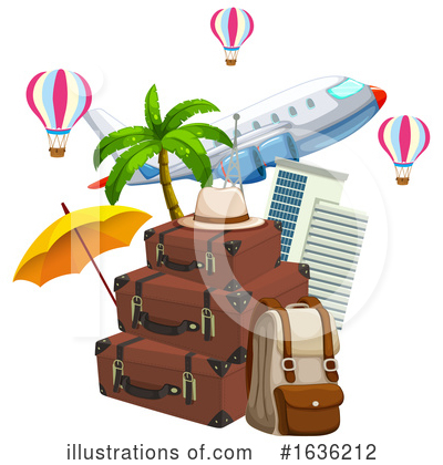 Travel Clipart #1636212 - Illustration by Graphics RF