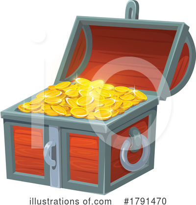 Royalty-Free (RF) Treasure Chest Clipart Illustration by Vector Tradition SM - Stock Sample #1791470