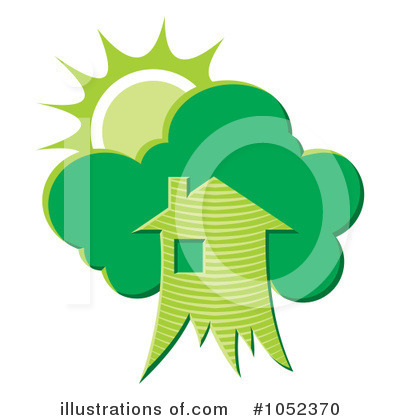 Green House Clipart #1052370 by Any Vector