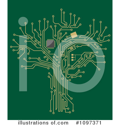 Circuit Clipart #1097371 by Vector Tradition SM