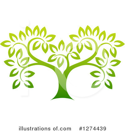 Trees Clipart #1274439 by AtStockIllustration