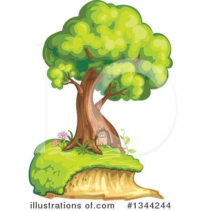 Royalty-Free (RF) Tree Clipart Illustration by merlinul - Stock Sample #1344244