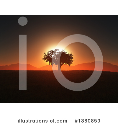 Landscape Clipart #1380859 by KJ Pargeter