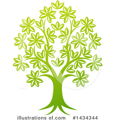 Trees Clipart #1434344 by AtStockIllustration