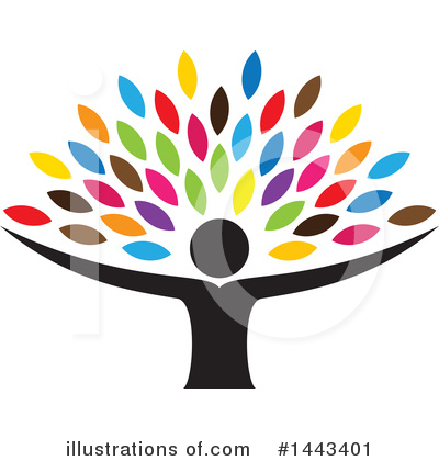 Tree Clipart #1443401 by ColorMagic