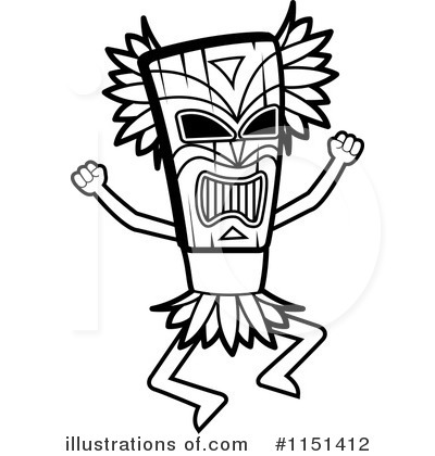 Royalty-Free (RF) Tribal Clipart Illustration by Cory Thoman - Stock Sample #1151412