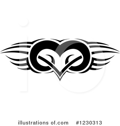 Royalty-Free (RF) Tribal Clipart Illustration by dero - Stock Sample #1230313