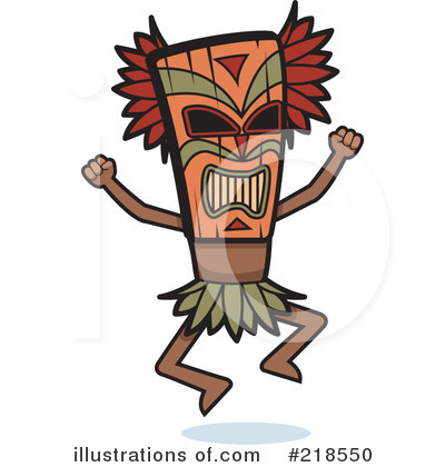 Royalty-Free (RF) Tribal Clipart Illustration by Cory Thoman - Stock Sample #218550