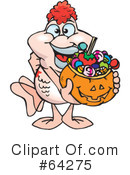 Trick Or Treating Clipart #64275 by Dennis Holmes Designs