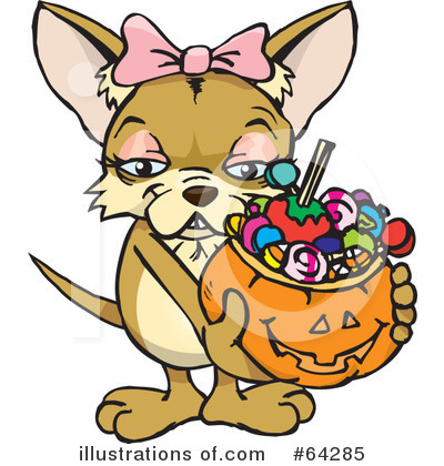 Chihuahua Clipart #64285 by Dennis Holmes Designs