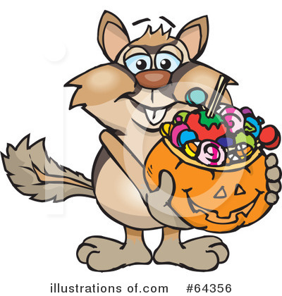 Chipmunk Clipart #64356 by Dennis Holmes Designs