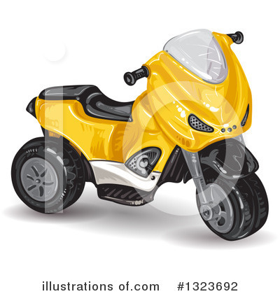 Tricycle Clipart #1323692 by merlinul
