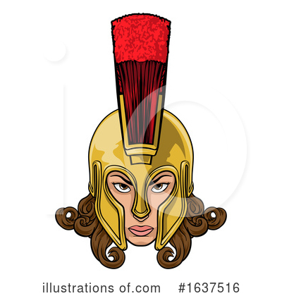 Spartan Clipart #1637516 by AtStockIllustration