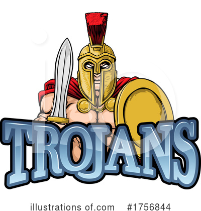 Trojans Clipart #1756844 by AtStockIllustration