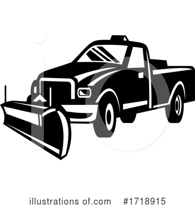 Pickup Truck Clipart #1718915 by patrimonio