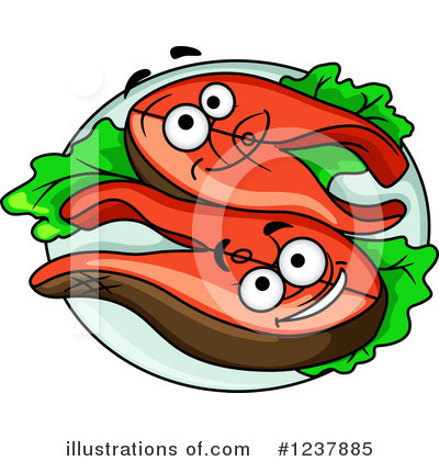 Royalty-Free (RF) Tuna Clipart Illustration by Vector Tradition SM - Stock Sample #1237885